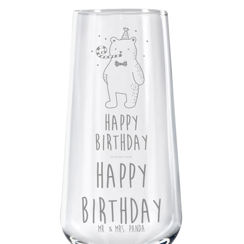 Sektglas Birthday Bär Sektglas, Sektglas mit Gravur, Spülmaschinenfeste Sektgläser, Bär, Teddy, Teddybär, Happy Birthday, Alles Gute, Glückwunsch, Geburtstag