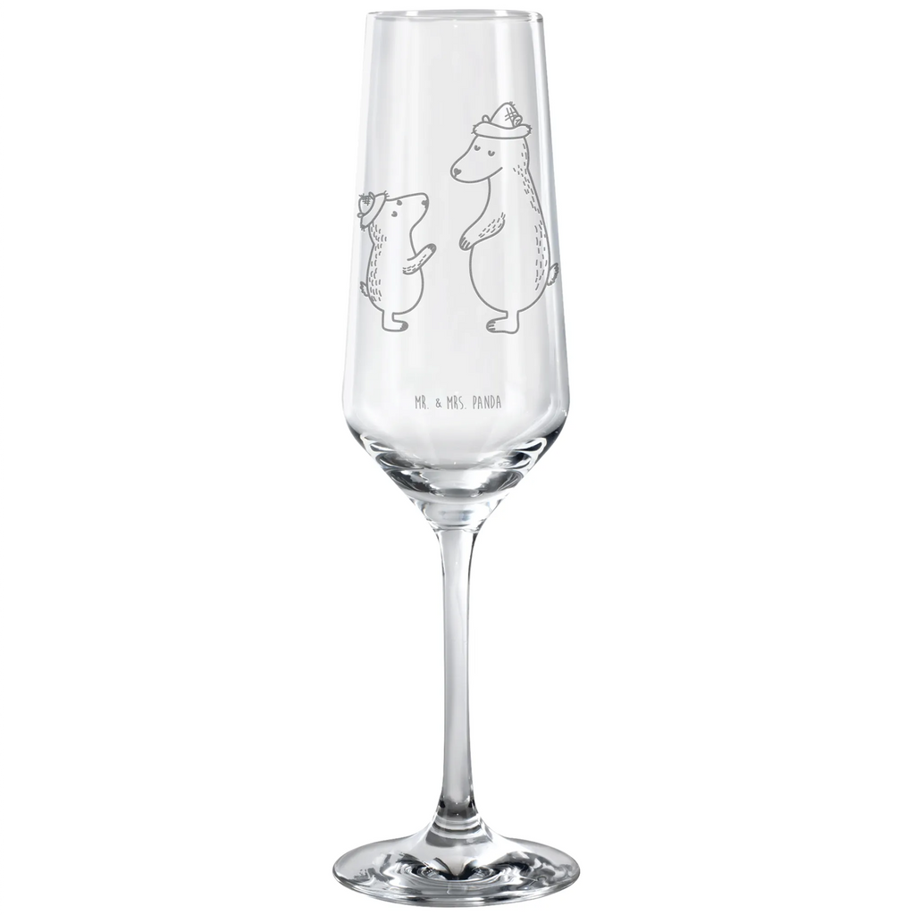 Sektglas Bären mit Hut Sektglas, Sektglas mit Gravur, Spülmaschinenfeste Sektgläser, Familie, Vatertag, Muttertag, Bruder, Schwester, Mama, Papa, Oma, Opa, Bär, Bären, Vater, Papi, Paps, Dad, Daddy, Lieblingsmensch, Sohn, Söhne, Kind, Kinder, Vater-Sohn, Family, Vorbild