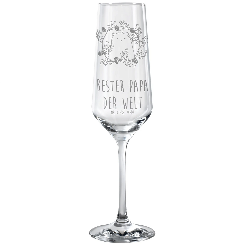 Sektglas Bär König Sektglas, Sektglas mit Gravur, Spülmaschinenfeste Sektgläser, Bär, Teddy, Teddybär, Papa, Papa Bär, bester Vater, bester Papa, weltbester Papa, Vatertag, Vater, Dad, Daddy, Papi