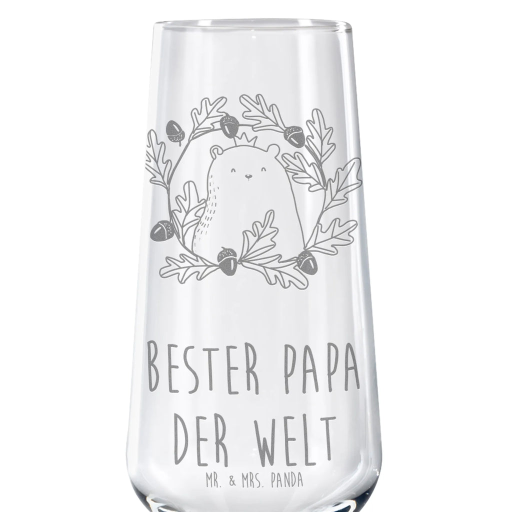 Sektglas Bär König Sektglas, Sektglas mit Gravur, Spülmaschinenfeste Sektgläser, Bär, Teddy, Teddybär, Papa, Papa Bär, bester Vater, bester Papa, weltbester Papa, Vatertag, Vater, Dad, Daddy, Papi