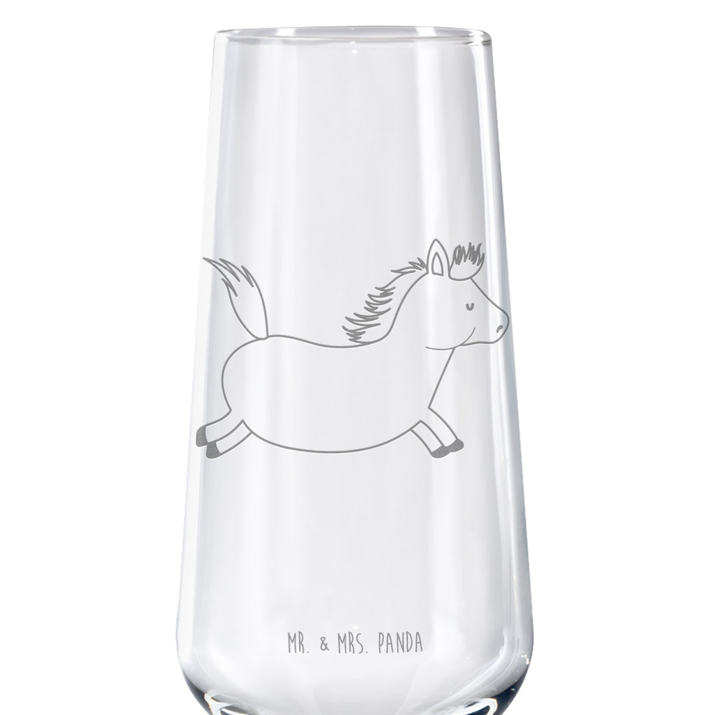 Sektglas Pferd springt Sektglas, Sektglas mit Gravur, Spülmaschinenfeste Sektgläser, Bauernhof, Hoftiere, Landwirt, Landwirtin, Pferd, Pony, Pferde, Stall, Pferdestall, ausreiten, reiten, Pferdebesitzer