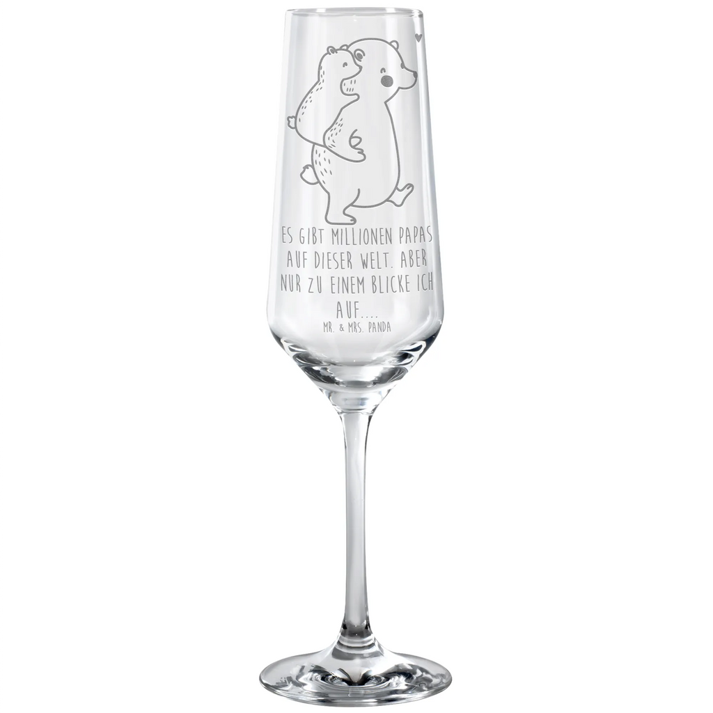 Sektglas Papa Bär Sektglas, Sektglas mit Gravur, Spülmaschinenfeste Sektgläser, Familie, Vatertag, Muttertag, Bruder, Schwester, Mama, Papa, Oma, Opa, Geschenk, Vater, Papi, Vati, Onkel, Geburtstag