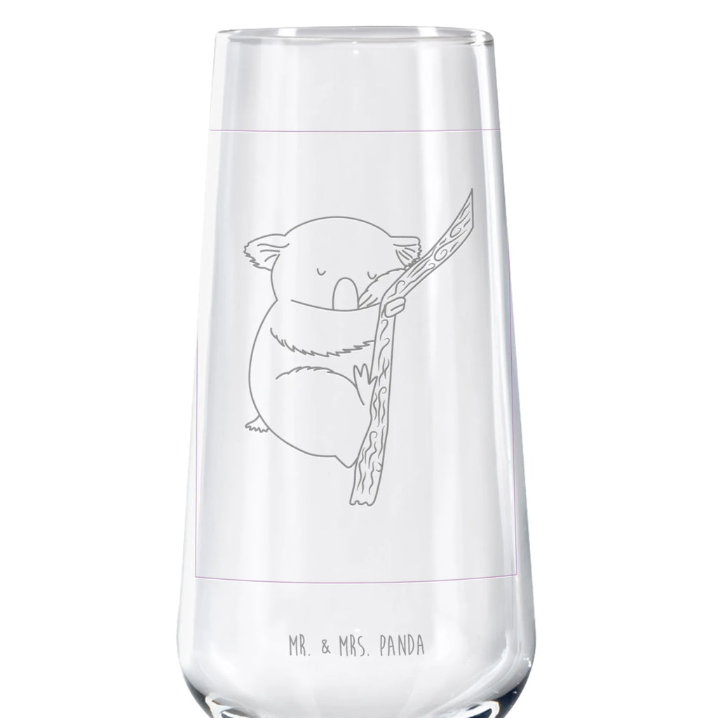 Sektglas Koalabär Sektglas, Sektglas mit Gravur, Spülmaschinenfeste Sektgläser, Tiermotive, Gute Laune, lustige Sprüche, Tiere, Koala, träumen, Traum, schlafen, Schlafzimmer, Traumland, Bär, Koalabär