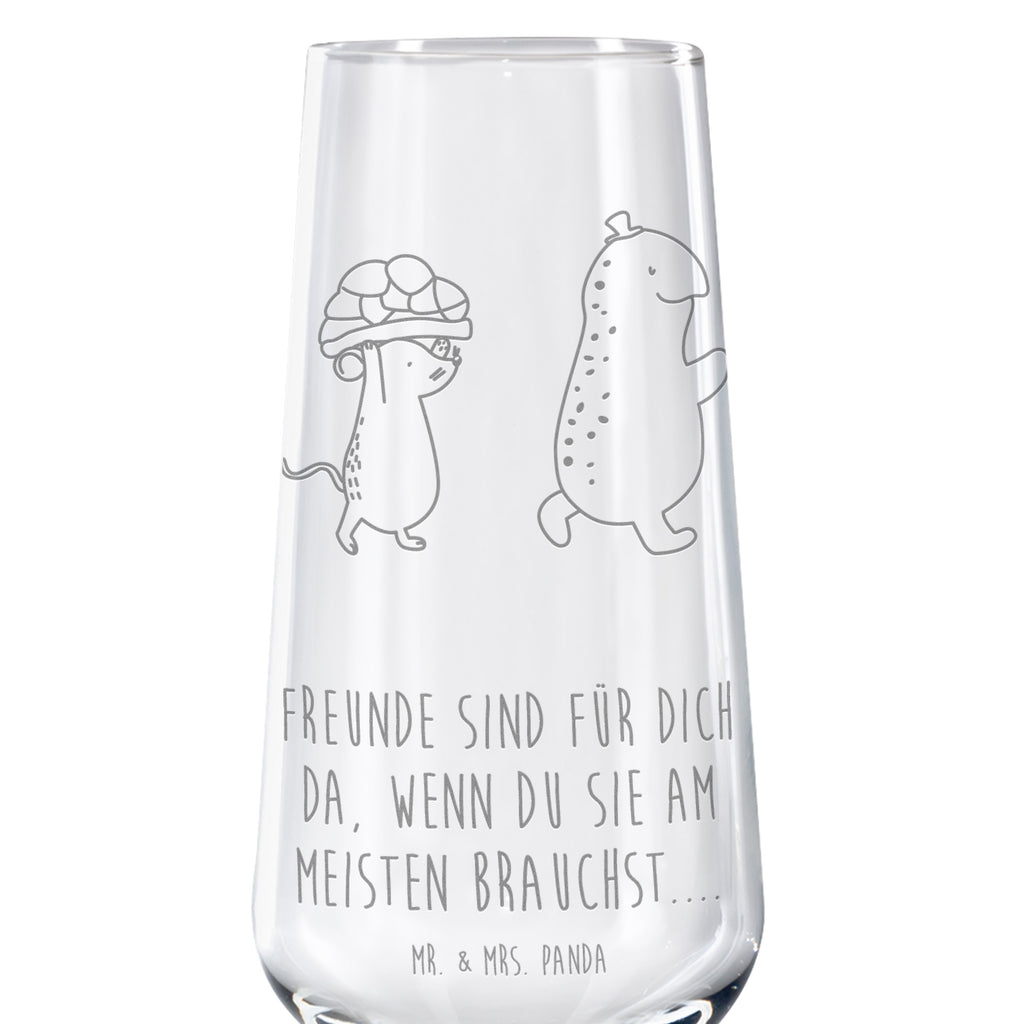 Sektglas Schildkröte & Maus Sektglas, Sektglas mit Gravur, Spülmaschinenfeste Sektgläser, Schildkröte, Maus, Freunde, Freundinnen, beste Freunde, beste Freundinnen