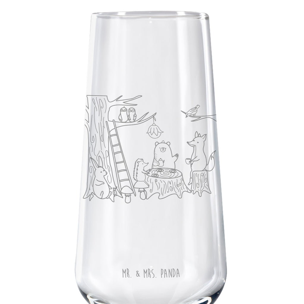 Sektglas Waldtiere Picknick Sektglas, Sektglas mit Gravur, Spülmaschinenfeste Sektgläser, Tiermotive, Gute Laune, lustige Sprüche, Tiere, Waldtiere, Picknick, Wald, Fuchs, Hase, Igel, Maus, Eichhörnchen