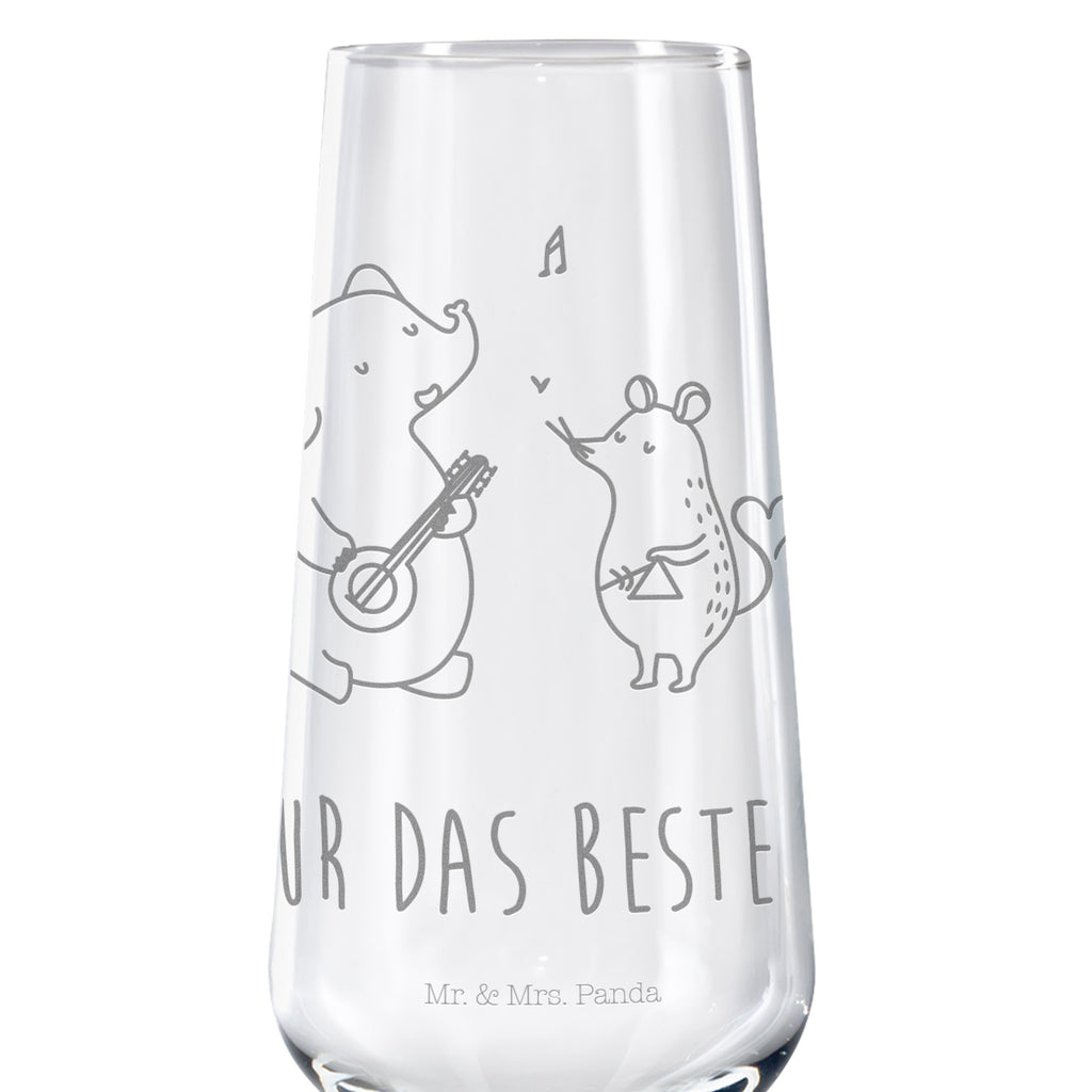 Sektglas Big Band Sektglas, Sektglas mit Gravur, Spülmaschinenfeste Sektgläser, Tiermotive, Gute Laune, lustige Sprüche, Tiere, Hund, Pinguin, Maus, Elefant, Delfin, Gitarre, Band, Triangel, Musikanten, Musik