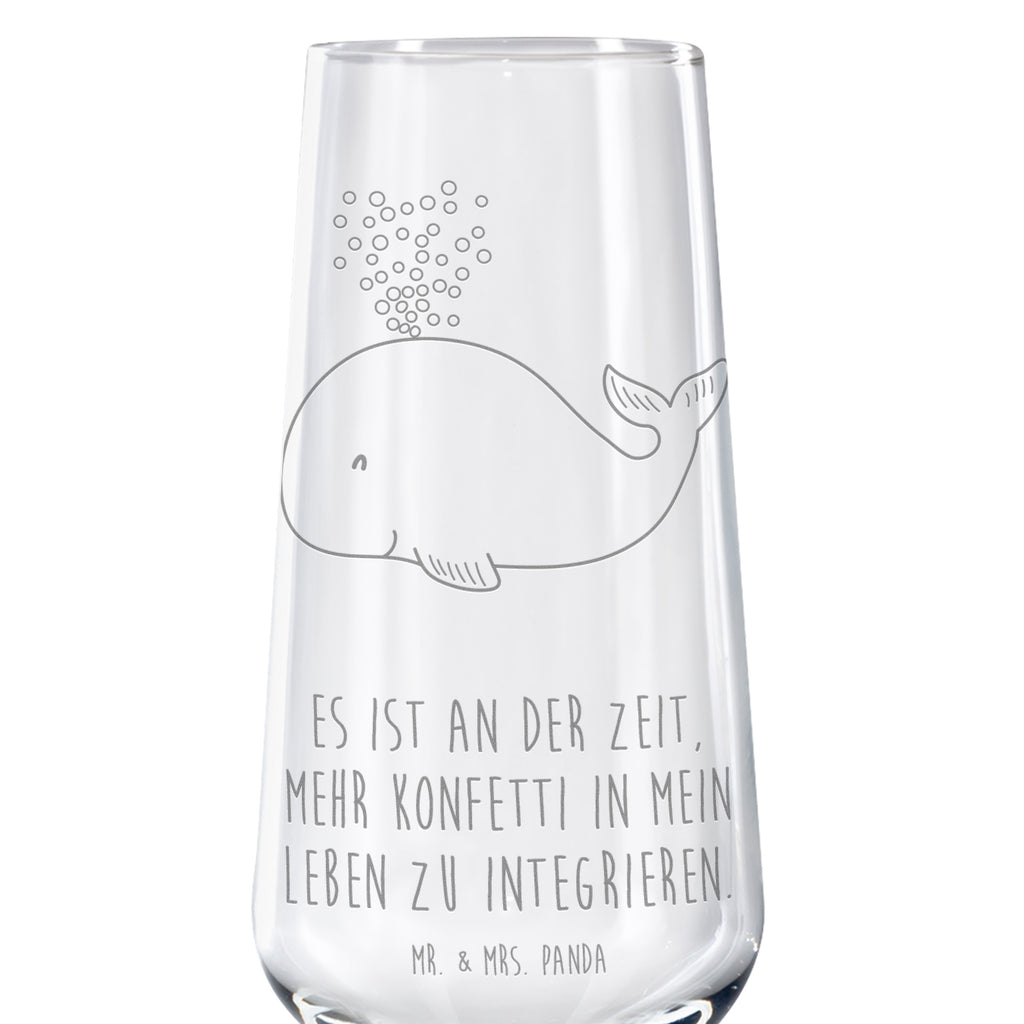 Sektglas Wal Konfetti Sektglas, Sektglas mit Gravur, Spülmaschinenfeste Sektgläser, Meerestiere, Meer, Urlaub, Wal, Konfetti, Wale, Motivation, Neuanfang, Trennung, Diät, Abnehmen, Neustart, Lebensabschnitt, Geburtstag