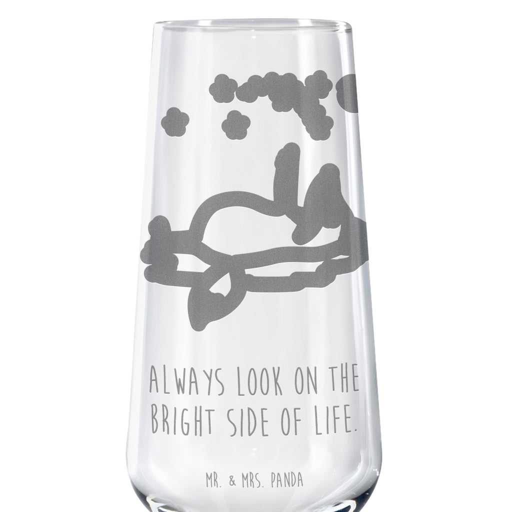 Sektglas Fuchs Sterne Sektglas, Sektglas mit Gravur, Spülmaschinenfeste Sektgläser, Fuchs, Füchse, tröstende Worte, Spruch positiv, Spruch schön, Romantik, Always Look on the Bright Side of Life