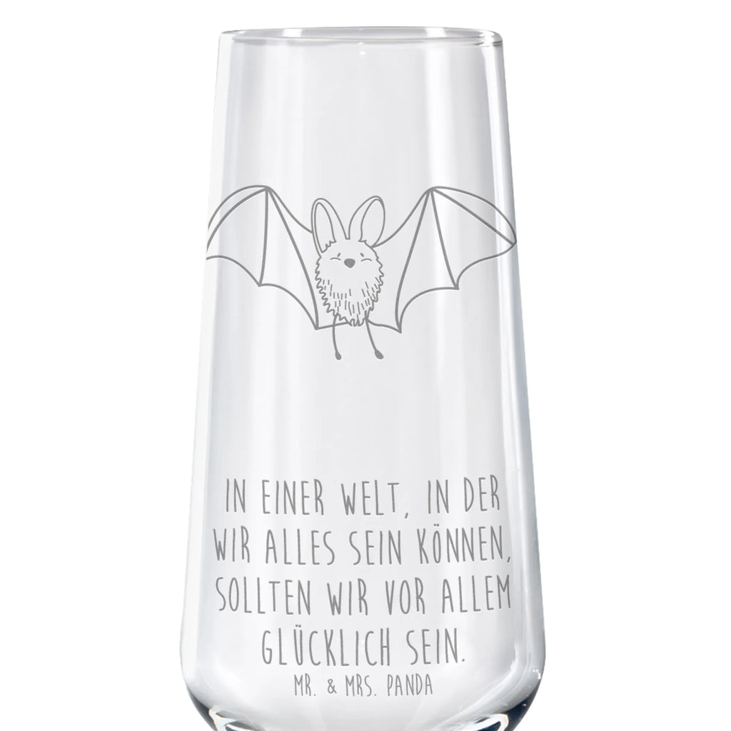 Sektglas Fledermaus Flügel Sektglas, Sektglas mit Gravur, Spülmaschinenfeste Sektgläser, Tiermotive, Gute Laune, lustige Sprüche, Tiere