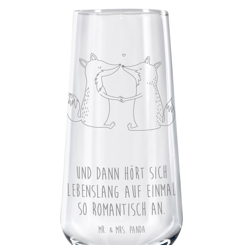 Sektglas Füchse Liebe Sektglas, Sektglas mit Gravur, Spülmaschinenfeste Sektgläser, Fuchs, Füchse, Fox, Liebe, Liebespaar, Paar, Partner, Freundin, Freund, Ehe, Verlobte, Ehemann, Ehefrau, Liebesbeweis