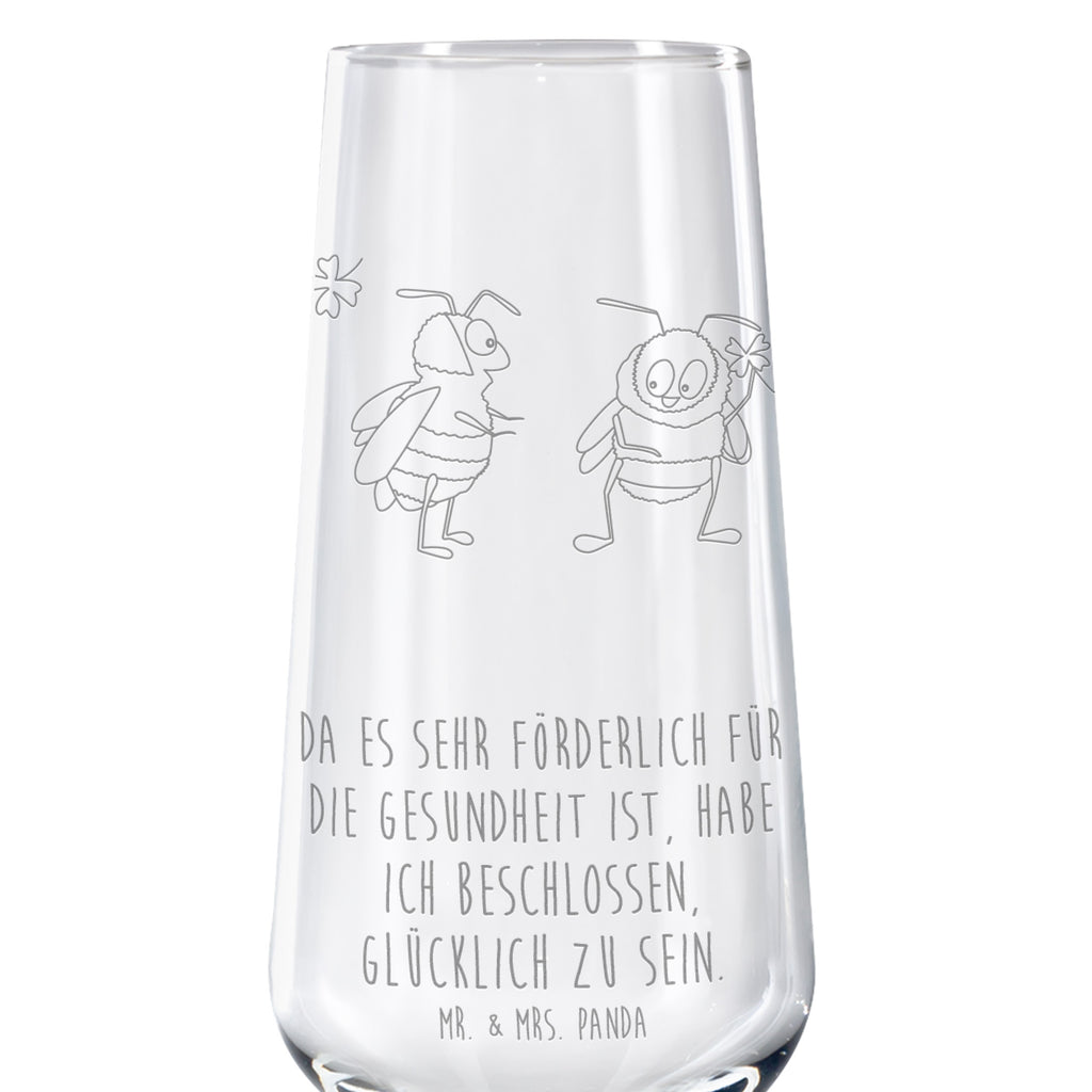 Sektglas Hummeln mit Kleeblatt Sektglas, Sektglas mit Gravur, Spülmaschinenfeste Sektgläser, Tiermotive, Gute Laune, lustige Sprüche, Tiere, Hummel, Biene, Spruch positiv, Biene Deko, Spruch schön, glücklich sein, glücklich werden, Spruch fröhlich