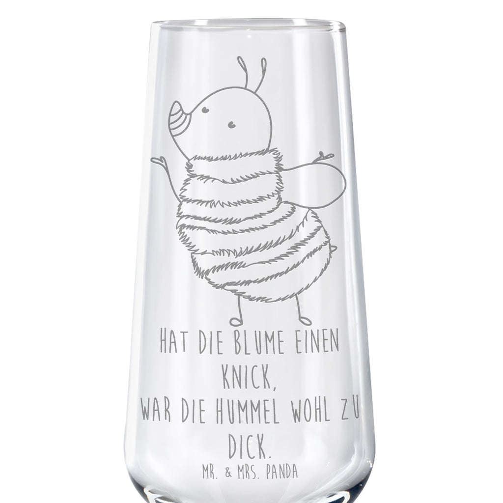 Sektglas Hummel flauschig Sektglas, Sektglas mit Gravur, Spülmaschinenfeste Sektgläser, Tiermotive, Gute Laune, lustige Sprüche, Tiere, Hummel, Flauschig, Biene, Blume, Natur