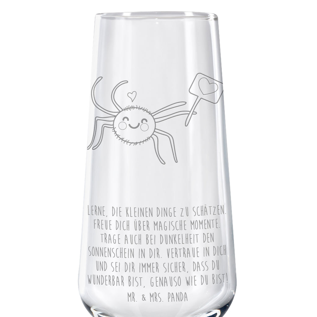 Sektglas Spinne Agathe Motivation Sektglas, Sektglas mit Gravur, Spülmaschinenfeste Sektgläser, Spinne Agathe, Spinne, Agathe, Videos, Merchandise, Motivation, Glück, Liebe, Vertrauen, Dankeschön