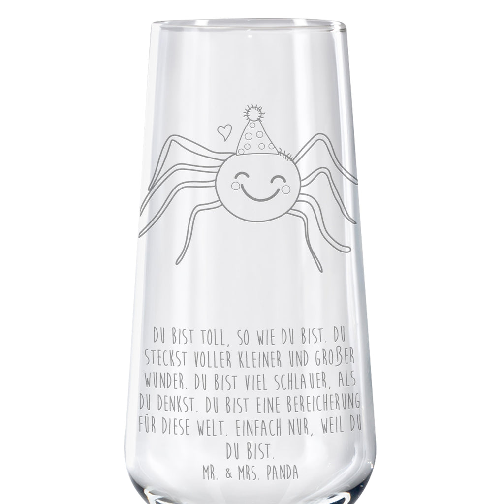 Sektglas Spinne Agathe Party Sektglas, Sektglas mit Gravur, Spülmaschinenfeste Sektgläser, Spinne Agathe, Spinne, Agathe, Videos, Merchandise, Selbstliebe, Wunder, Motivation, Glück