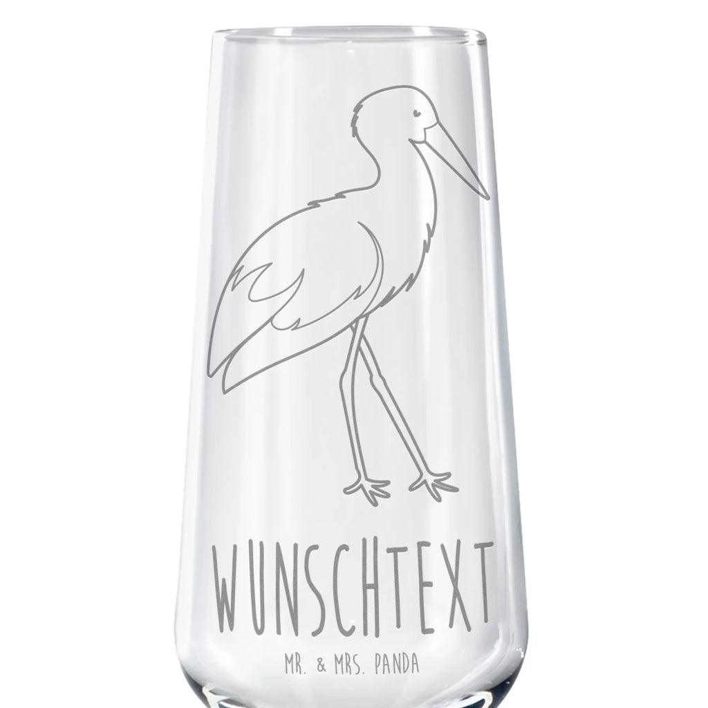 Personalisiertes Sektglas Storch Sektglas, Sektglas mit Gravur, Spülmaschinenfeste Sektgläser, Tiermotive, Gute Laune, lustige Sprüche, Tiere, Storch, Störche, Schwangerschaft, Geburt, Mutter, Mütter, Mutter werden, Schwanger, Babybauch, Baby