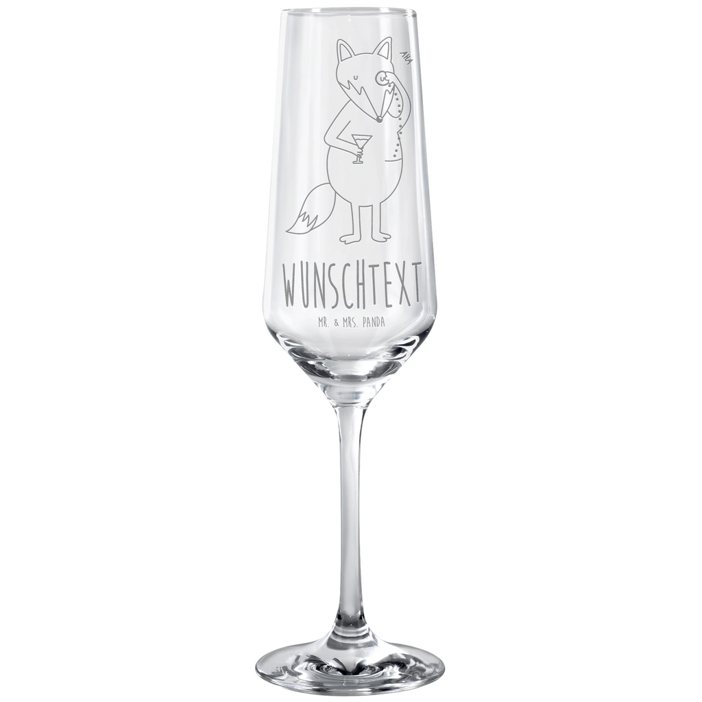 Personalisiertes Sektglas Fuchs Lord Sektglas, Sektglas mit Gravur, Spülmaschinenfeste Sektgläser, Fuchs, Füchse, tröstende Worte, Spruch lustig, Liebeskummer Geschenk, Motivation Spruch, Problemlösung