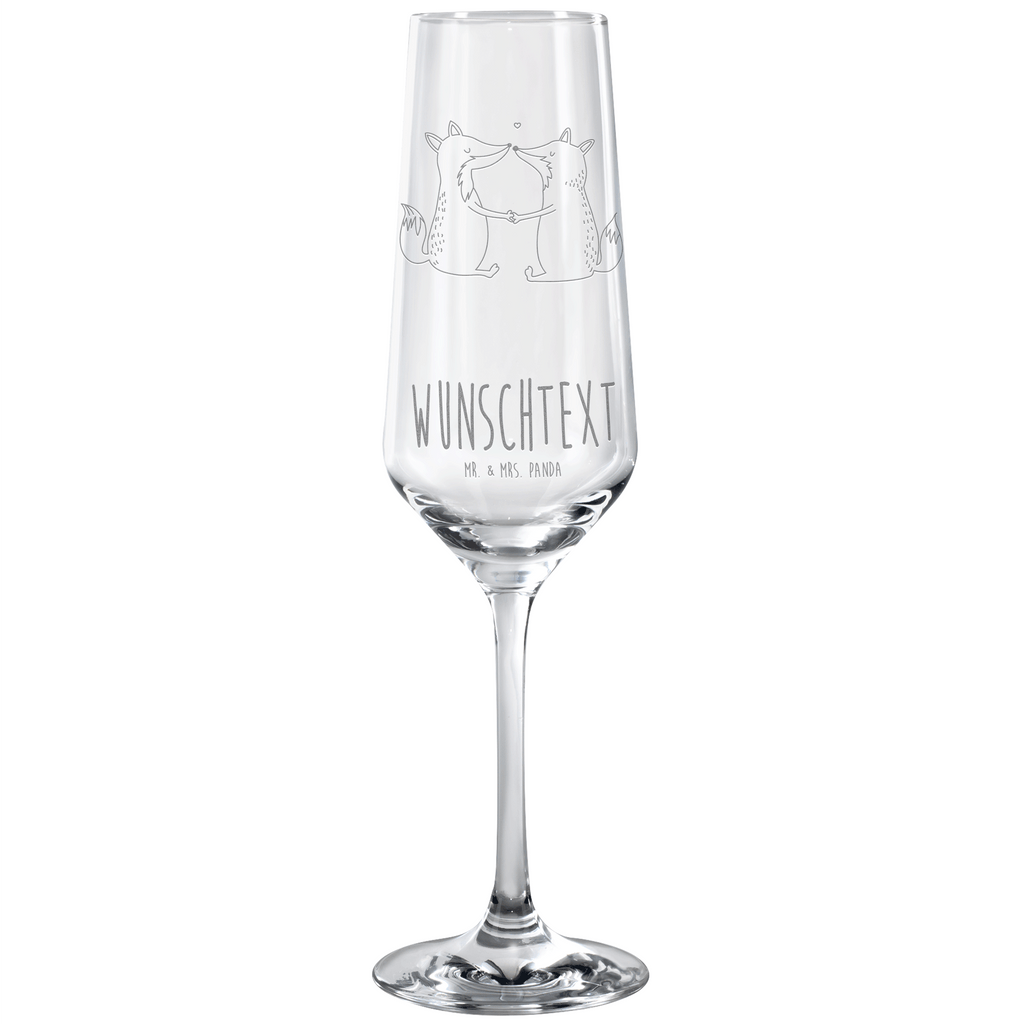 Personalisiertes Sektglas Füchse Liebe Sektglas, Sektglas mit Gravur, Spülmaschinenfeste Sektgläser, Fuchs, Füchse, Fox, Liebe, Liebespaar, Paar, Partner, Freundin, Freund, Ehe, Verlobte, Ehemann, Ehefrau, Liebesbeweis