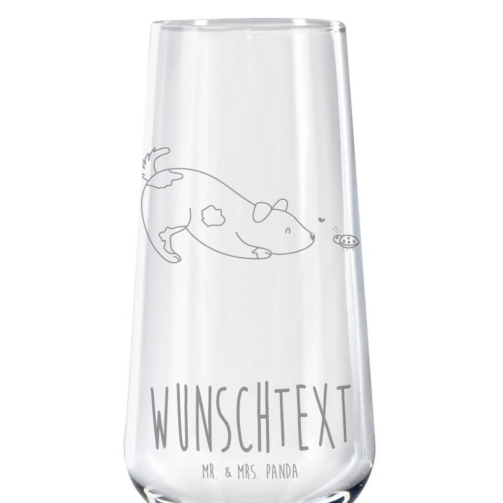 Personalisiertes Sektglas Hund Marienkäfer Sektglas, Sektglas mit Gravur, Spülmaschinenfeste Sektgläser, Hund, Hundemotiv, Haustier, Hunderasse, Tierliebhaber, Hundebesitzer, Sprüche, Hunde, Hundespruch, Marienkäfer, Mischling, Mischlinghund