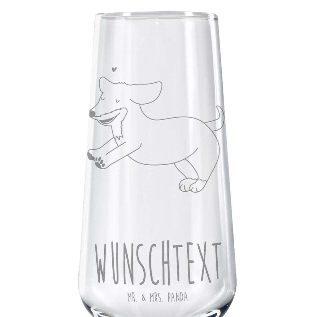 Personalisiertes Sektglas Hund Dackel fröhlich Sektglas, Sektglas mit Gravur, Spülmaschinenfeste Sektgläser, Hund, Hundemotiv, Haustier, Hunderasse, Tierliebhaber, Hundebesitzer, Sprüche, Hunde, Dackel, Dachshund, happy dog