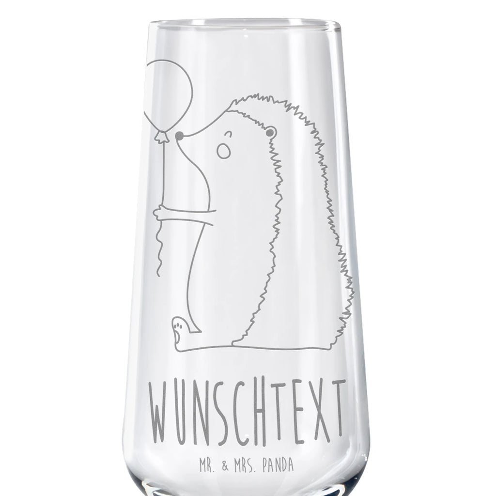 Personalisiertes Sektglas Igel mit Luftballon Sektglas, Sektglas mit Gravur, Spülmaschinenfeste Sektgläser, Tiermotive, Gute Laune, lustige Sprüche, Tiere, Igel, Geburtstag, Herzlichen Glückwunsch, Glückwunsch, Geburtstagskind, Ballon, Happy Birthday