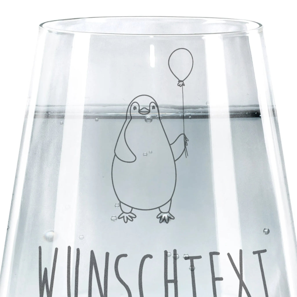 Personalisiertes Trinkglas Pinguin Luftballon Trinkglas, Trinkglas mit Gravur, Wasserglas, Spülmaschinenfeste Trinkglser, Pinguin, Pinguine, Luftballon, Tagträume, Lebenslust, Geschenk Freundin, Geschenkidee, beste Freundin, Motivation, Neustart, neues Leben, Liebe, Glück