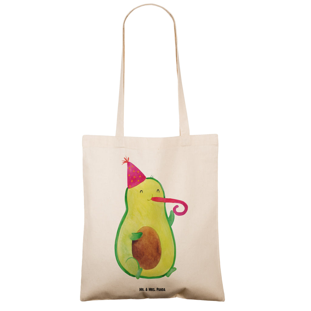 Tragetasche Avocado Partyhupe Beuteltasche, Beutel, Einkaufstasche, Jutebeutel, Stoffbeutel, Tasche, Shopper, Umhängetasche, Strandtasche, Schultertasche, Stofftasche, Tragetasche, Badetasche, Jutetasche, Einkaufstüte, Laptoptasche, Avocado, Veggie, Vegan, Gesund, Party, Feierlichkeit, Feier, Fete, Geburtstag, Gute Laune, Tröte