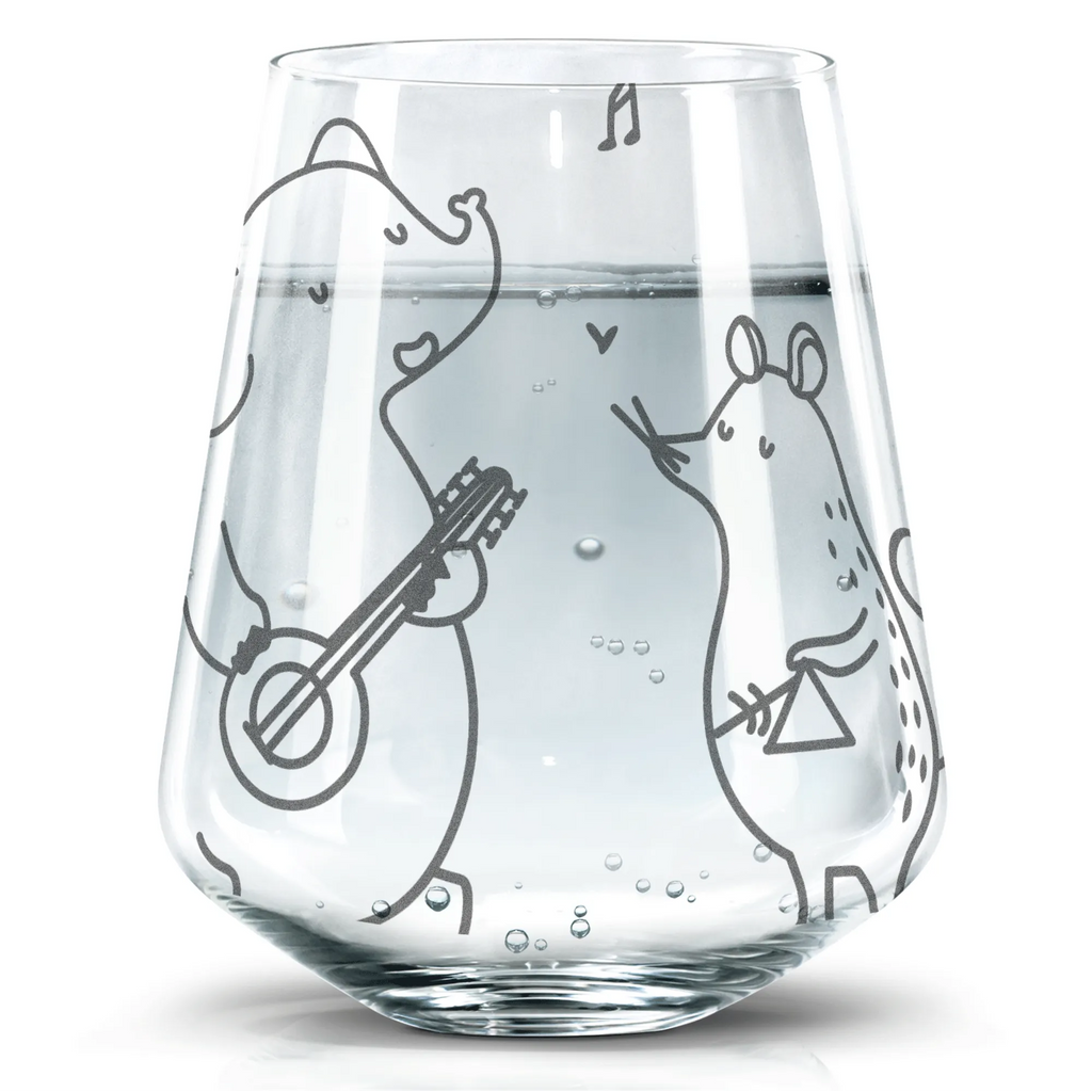 Trinkglas Big Band Trinkglas, Trinkglas mit Gravur, Wasserglas, Spülmaschinenfeste Trinkglser, Glas, Gläser, Trinkgläser, Wassergläser, Design Glas, Schöne Trinkgläser, Moderne Trinkgläser, Trinkgläser bunt, Saftgläser, Tiermotive, Gute Laune, lustige Sprüche, Tiere, Hund, Pinguin, Maus, Elefant, Delfin, Gitarre, Band, Triangel, Musikanten, Musik