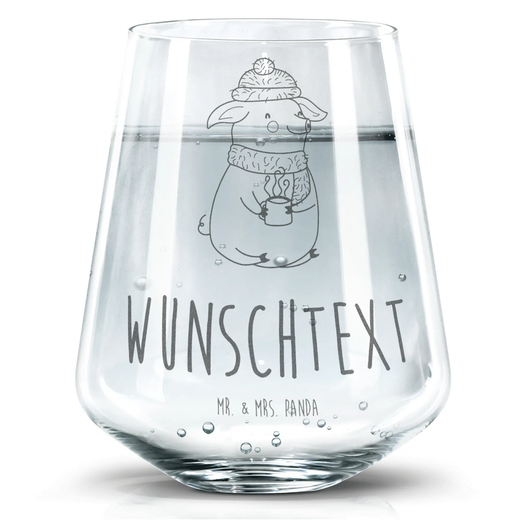 Personalisiertes Trinkglas Schwein Glühwein Trinkglas, Trinkglas mit Gravur, Wasserglas, Spülmaschinenfeste Trinkglser, Winter, Weihnachten, Weihnachtsdeko, Nikolaus, Advent, Heiligabend, Wintermotiv, Glühschwein, Glühwein, Weihnachtsmarkt, Punsch