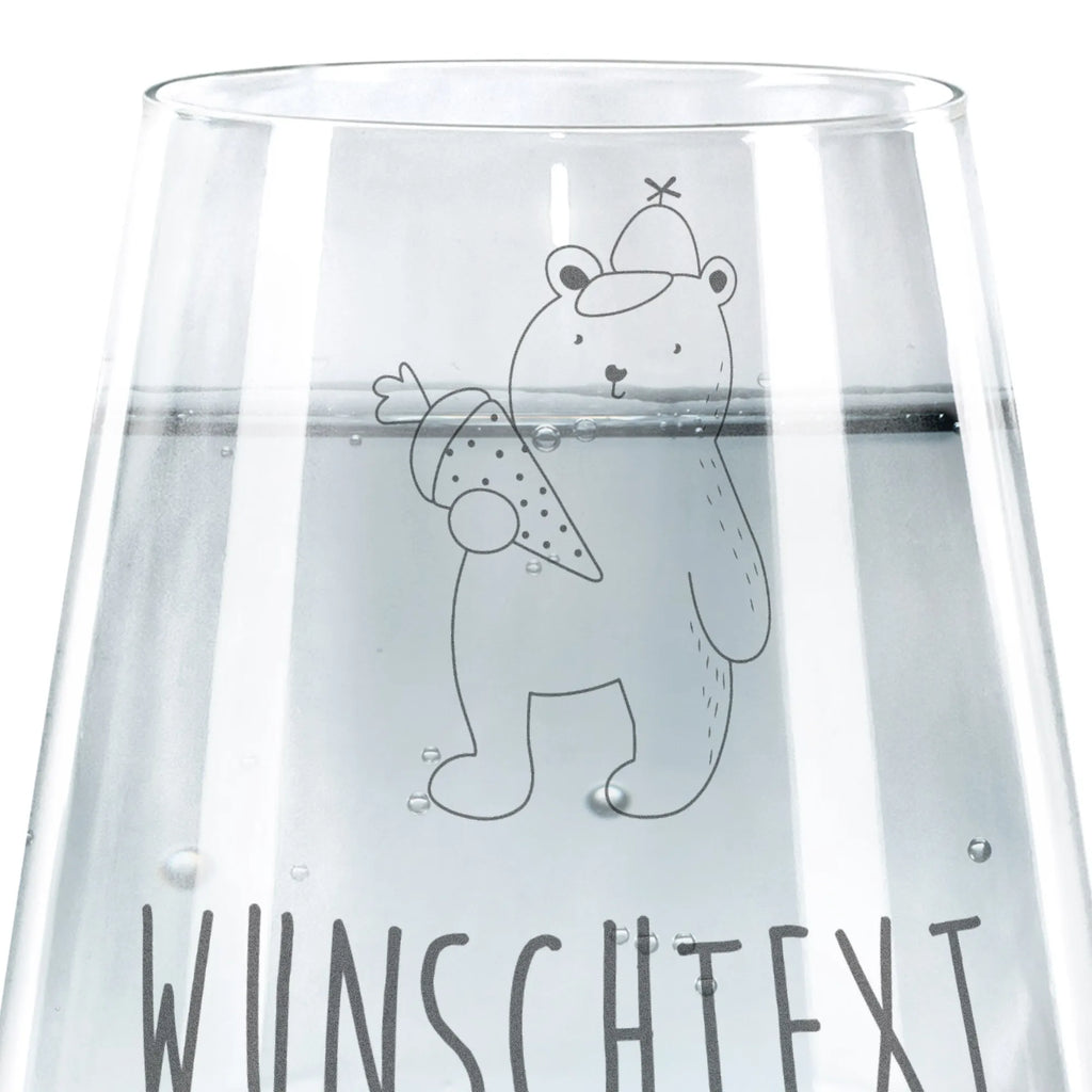 Personalisiertes Trinkglas Bär Schultüte Trinkglas, Trinkglas mit Gravur, Wasserglas, Spülmaschinenfeste Trinkglser, Bär, Teddy, Teddybär, Bär Motiv, Schultüte, Erster Schultag Geschenk, Einschulung Geschenk, Schule Geschenk, Grundschule, Schulanfang, Schulbeginn