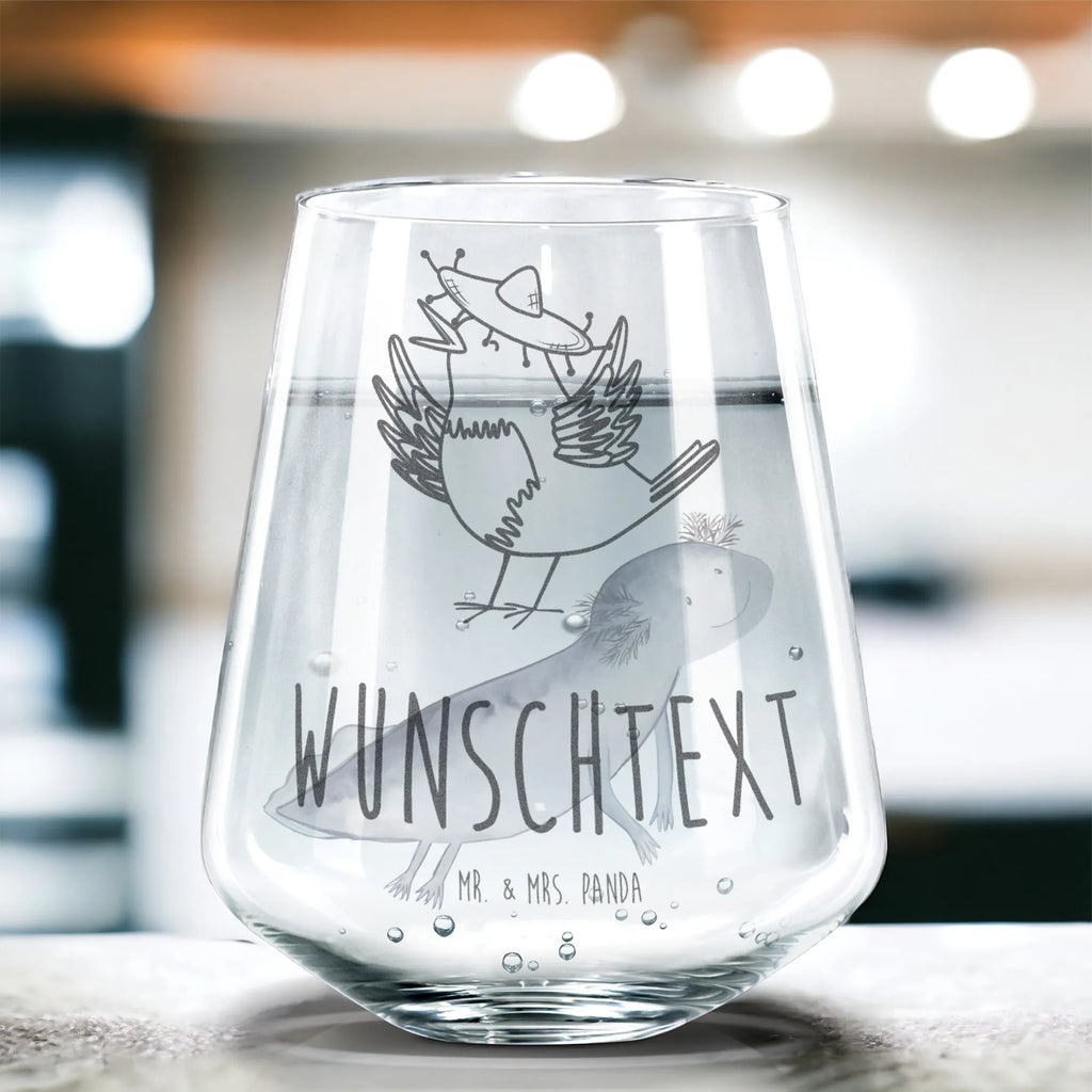 Personalisiertes Trinkglas Rabe Sombrero Trinkglas, Trinkglas mit Gravur, Wasserglas, Spülmaschinenfeste Trinkglser, Tiermotive, Gute Laune, lustige Sprüche, Tiere, Rabe, Vogel, Vögel, Spruch positiv, fröhlich sein, glücklich sein, Glück Spruch, froh, Elster, Motivation