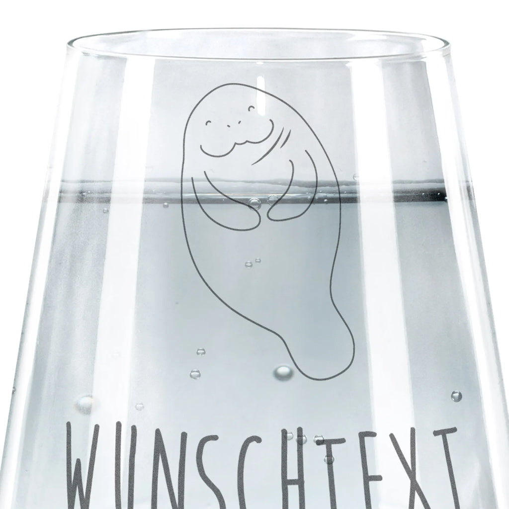 Personalisiertes Trinkglas Seekuh Happy Trinkglas, Trinkglas mit Gravur, Wasserglas, Spülmaschinenfeste Trinkglser, Meerestiere, Meer, Urlaub, Seekuh, Seekühe, Selbstliebe, Respekt, Neuanfang, Neustart, Achtsamkeit, Zufrieden, Liebeskummer, Freundin