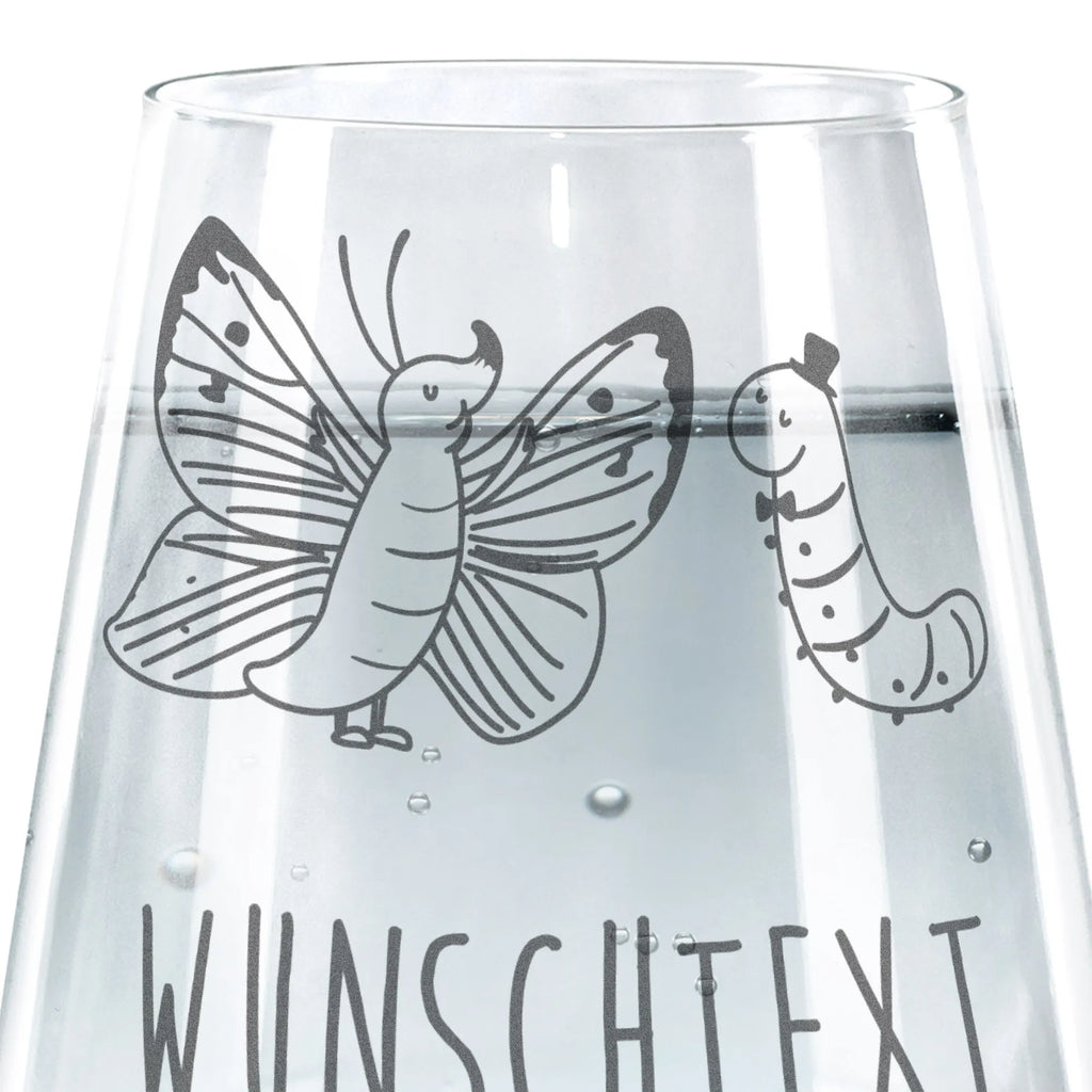 Personalisiertes Trinkglas Raupe Schmetterling Trinkglas, Trinkglas mit Gravur, Wasserglas, Spülmaschinenfeste Trinkglser, Tiermotive, Gute Laune, lustige Sprüche, Tiere, Raupe, Schmetterling, Zitronenfalter, Entwicklung, Erwachsen werden, Kokon, Hut, Hütchen, Schönheit, Aufwachsen