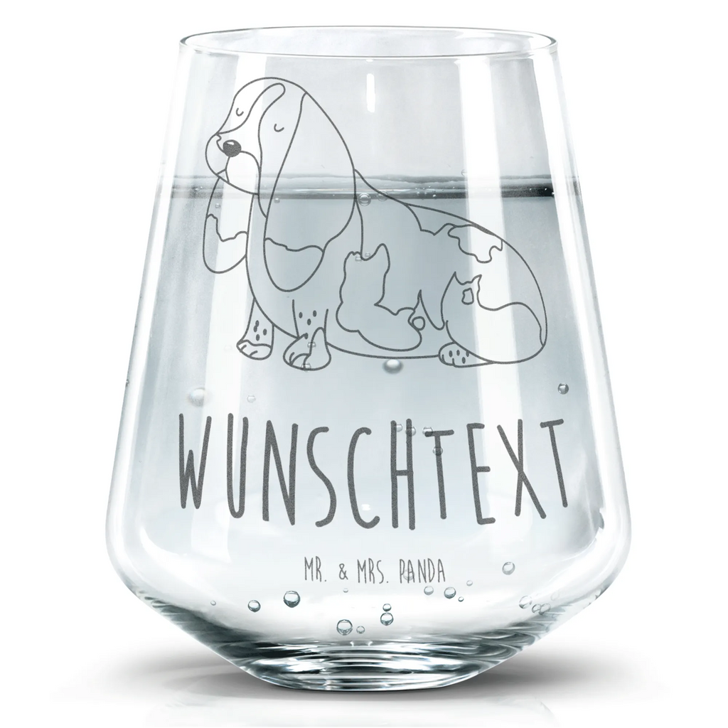 Personalisiertes Trinkglas Hund Basset Hound Trinkglas, Trinkglas mit Gravur, Wasserglas, Spülmaschinenfeste Trinkglser, Hund, Hundemotiv, Haustier, Hunderasse, Tierliebhaber, Hundebesitzer, Sprüche, Basset Hound, Basset, Hundeliebe, kinderlos