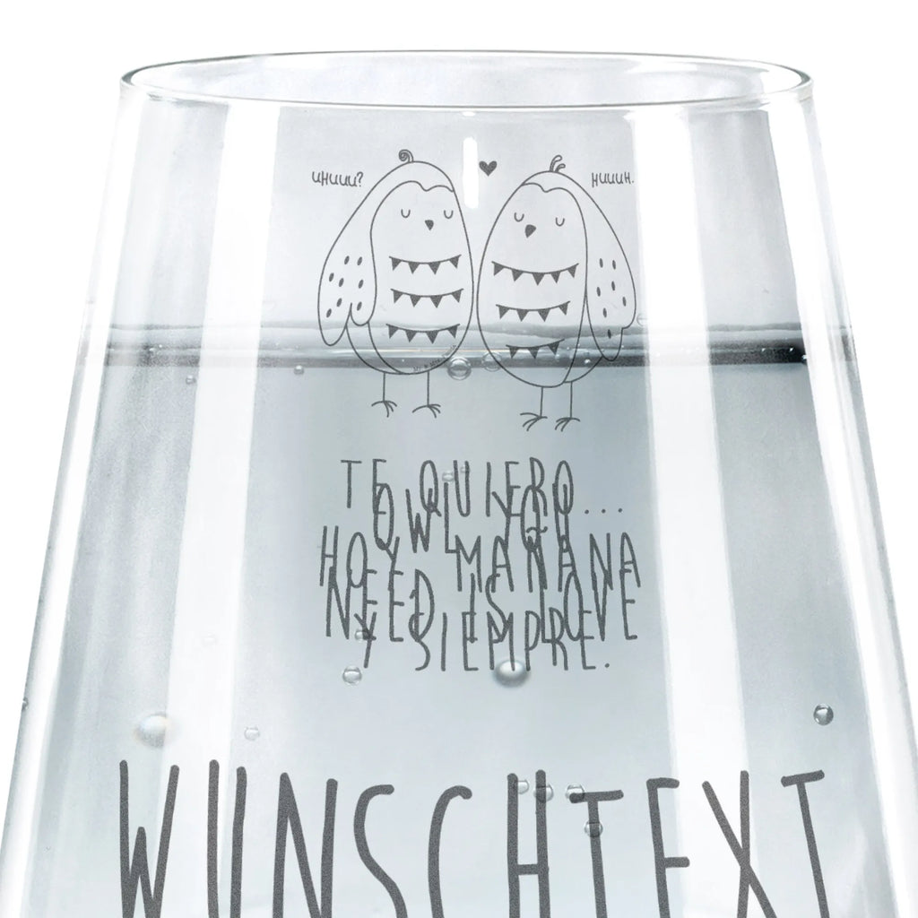 Personalisiertes Trinkglas Eulen Liebe Trinkglas, Trinkglas mit Gravur, Wasserglas, Spülmaschinenfeste Trinkglser, Eule, Eule Deko, Liebe, Hochzeit Spruch, Owl, All you need is love, Liebe Spruch, Freundin Geschenk, Freund, Wortspiel lustig