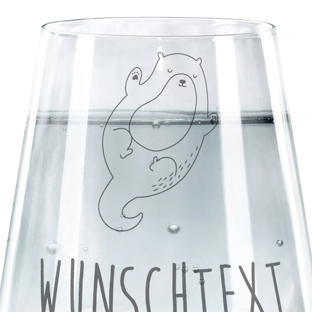 Personalisiertes Trinkglas Otter Umarmen Trinkglas, Trinkglas mit Gravur, Wasserglas, Spülmaschinenfeste Trinkglser, Otter, Fischotter, Seeotter, Otter Seeotter See Otter