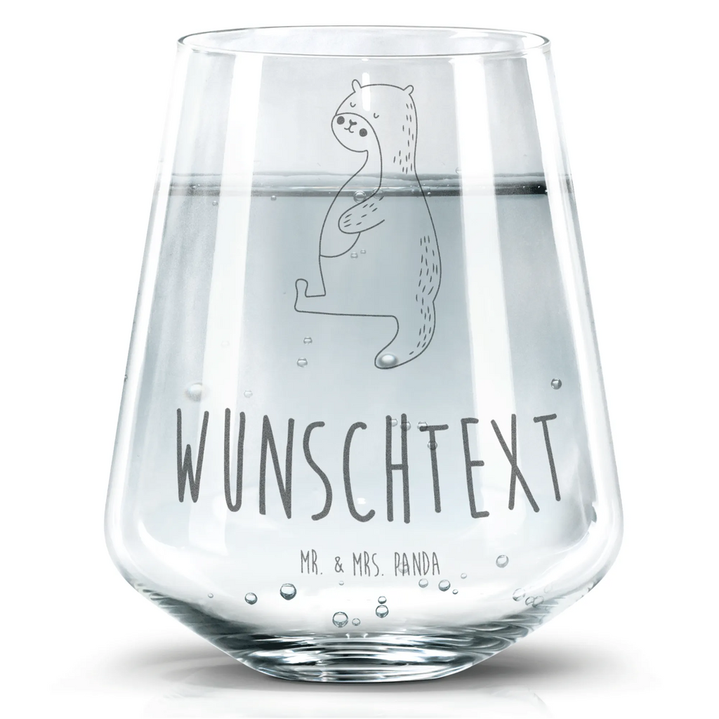 Personalisiertes Trinkglas Otter Bauch Trinkglas, Trinkglas mit Gravur, Wasserglas, Spülmaschinenfeste Trinkglser, Otter, Fischotter, Seeotter, Otter Seeotter See Otter