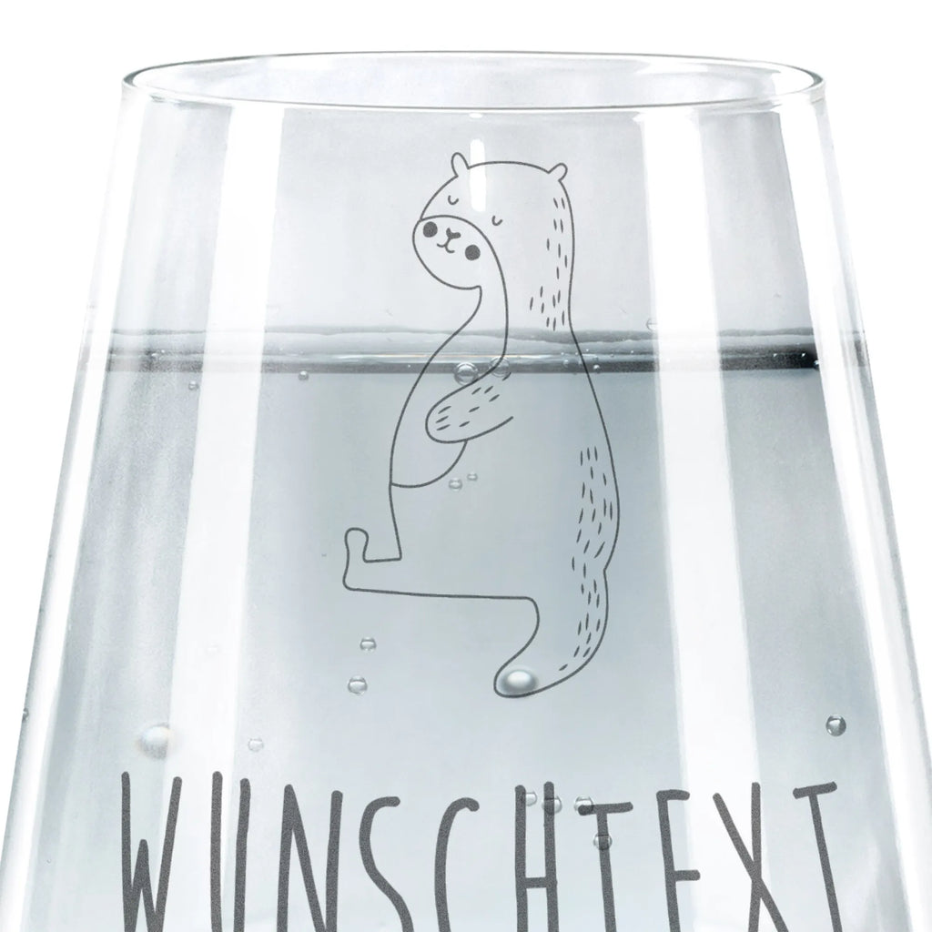 Personalisiertes Trinkglas Otter Bauch Trinkglas, Trinkglas mit Gravur, Wasserglas, Spülmaschinenfeste Trinkglser, Otter, Fischotter, Seeotter, Otter Seeotter See Otter