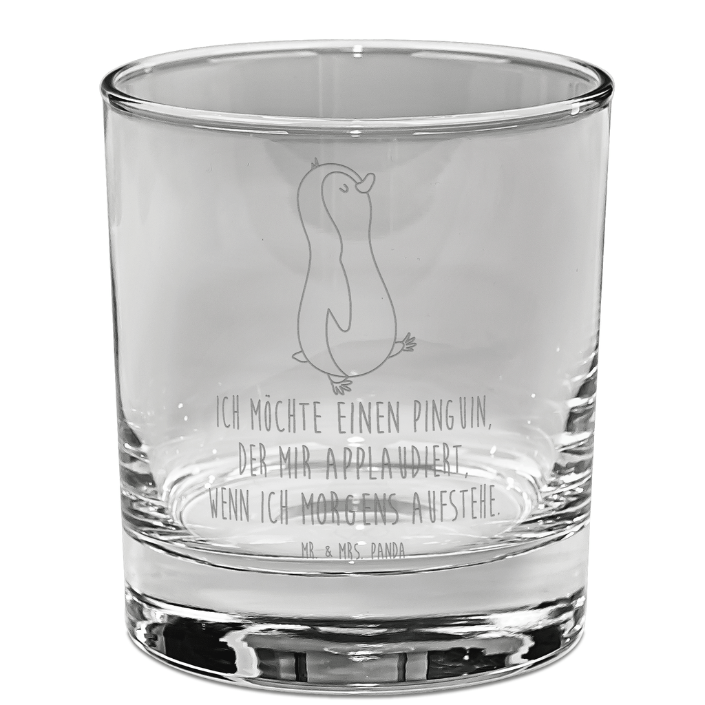 Whiskey Glas Pinguin marschierend Whiskeylgas, Whiskey Glas, Whiskey Glas mit Gravur, Whiskeyglas mit Spruch, Whiskey Glas mit Sprüchen, Whiskygläser, Whisky Gläser, Whiskey Tumbler, Whiskyglas mit Gravur, Gravur Whiskyglas, Edle Whiskygläser, Pinguin, Pinguine, Frühaufsteher, Langschläfer, Bruder, Schwester, Familie