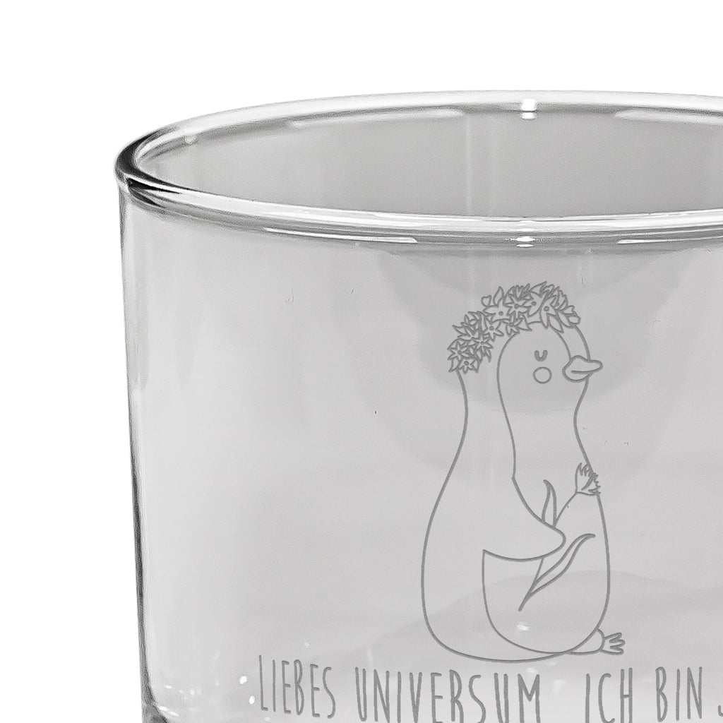 Whiskey Glas Pinguin Blumenkranz Whiskeylgas, Whiskey Glas, Whiskey Glas mit Gravur, Whiskeyglas mit Spruch, Whiskey Glas mit Sprüchen, Whiskygläser, Whisky Gläser, Whiskey Tumbler, Whiskyglas mit Gravur, Gravur Whiskyglas, Edle Whiskygläser, Pinguin, Pinguine, Blumenkranz, Universum, Leben, Wünsche, Ziele, Lebensziele, Motivation, Lebenslust, Liebeskummer, Geschenkidee