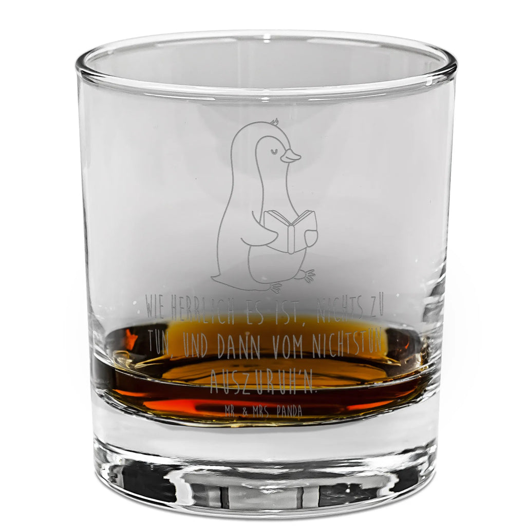 Whiskey Glas Pinguin Buch Whiskeylgas, Whiskey Glas, Whiskey Glas mit Gravur, Whiskeyglas mit Spruch, Whiskey Glas mit Sprüchen, Whiskygläser, Whisky Gläser, Whiskey Tumbler, Whiskyglas mit Gravur, Gravur Whiskyglas, Edle Whiskygläser, Pinguin, Pinguine, Buch, Lesen, Bücherwurm, Nichtstun, Faulenzen, Ferien, Urlaub, Freizeit