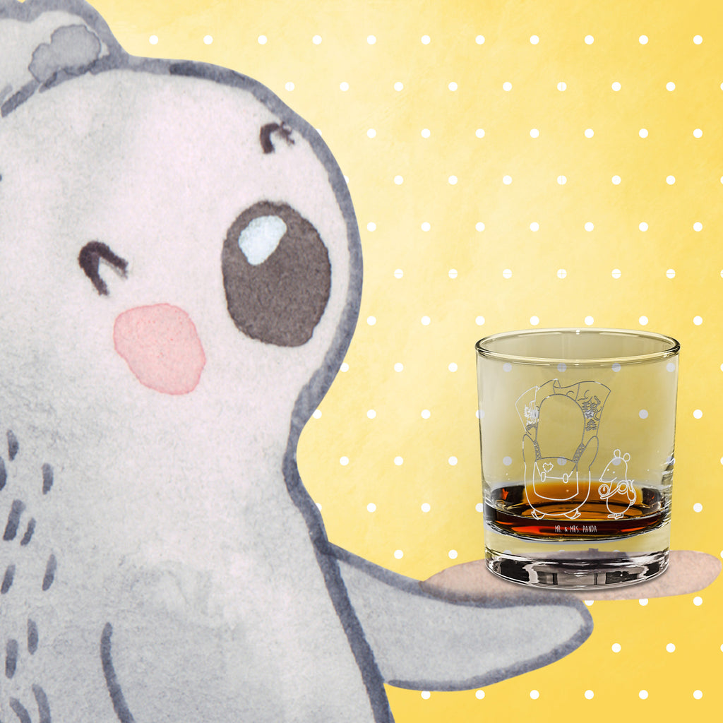 Whiskey Glas Pinguin & Maus Wanderer Whiskeylgas, Whiskey Glas, Whiskey Glas mit Gravur, Whiskeyglas mit Spruch, Whiskey Glas mit Sprüchen, Whiskygläser, Whisky Gläser, Whiskey Tumbler, Whiskyglas mit Gravur, Gravur Whiskyglas, Edle Whiskygläser, Pinguin, Pinguine, Abenteurer, Abenteuer, Roadtrip, Ausflug, Wanderlust, wandern