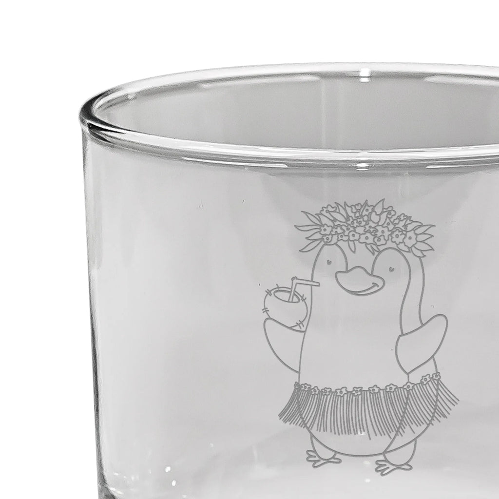 Personalisiertes Whiskey Glas Pinguin Kokosnuss Whiskeylgas, Whiskey Glas, Whiskey Glas mit Gravur, Whiskeyglas mit Spruch, Whiskey Glas mit Sprüchen, Pinguin, Aloha, Hawaii, Urlaub, Kokosnuss, Pinguine