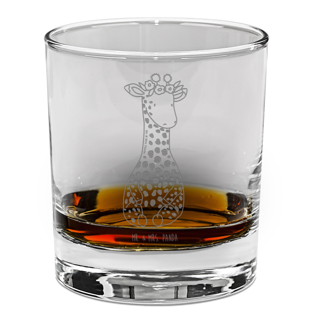 Whiskey Glas Giraffe Blumenkranz Whiskeylgas, Whiskey Glas, Whiskey Glas mit Gravur, Whiskeyglas mit Spruch, Whiskey Glas mit Sprüchen, Whiskygläser, Whisky Gläser, Whiskey Tumbler, Whiskyglas mit Gravur, Gravur Whiskyglas, Edle Whiskygläser, Afrika, Wildtiere, Giraffe, Blumenkranz, Abenteurer, Selbstliebe, Freundin