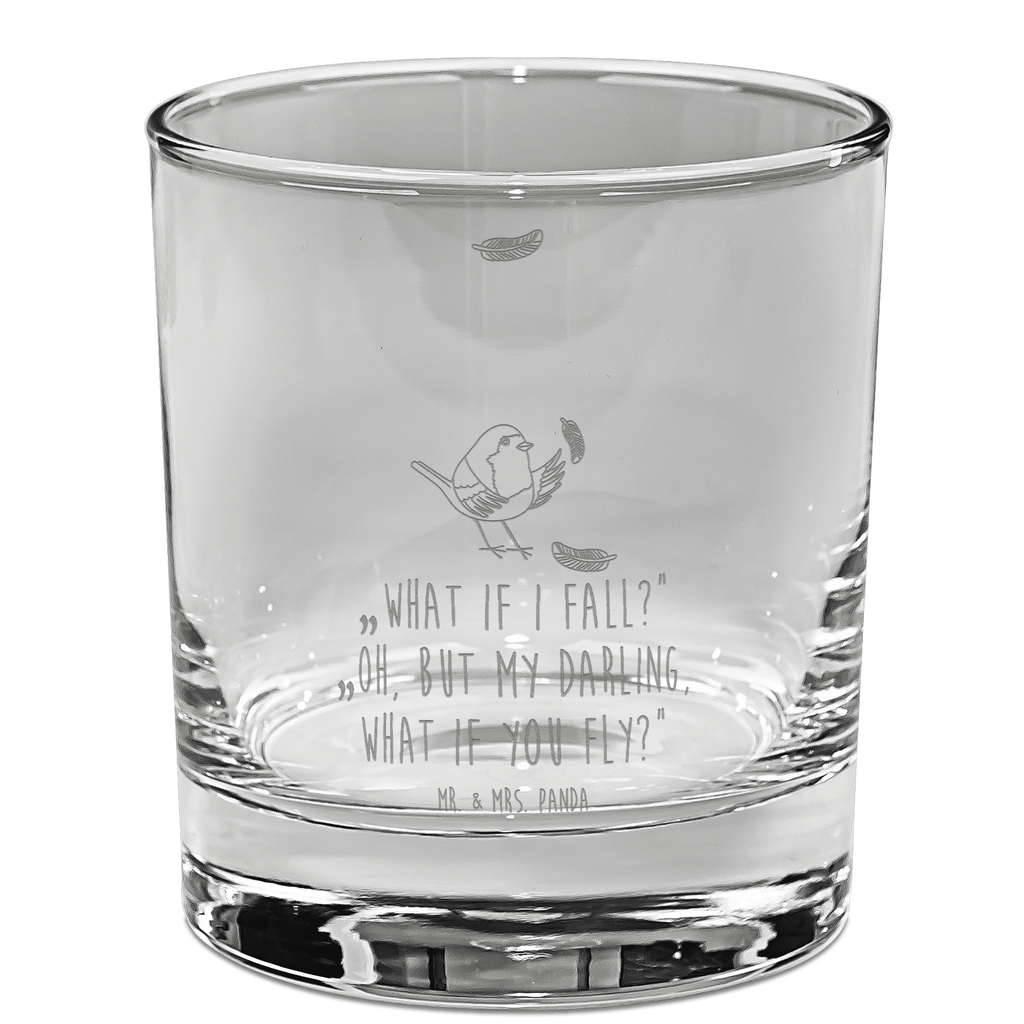 Whiskey Glas Rotkehlchen mit Federn Whiskeylgas, Whiskey Glas, Whiskey Glas mit Gravur, Whiskeyglas mit Spruch, Whiskey Glas mit Sprüchen, Whiskygläser, Whisky Gläser, Whiskey Tumbler, Whiskyglas mit Gravur, Gravur Whiskyglas, Edle Whiskygläser, Tiermotive, Gute Laune, lustige Sprüche, Tiere, What if i fall, Rotkehlchen, Spruch Motivation, Spruch Mut, Vogel, Motivation Sprüche, Motivationsbilder, fliegen