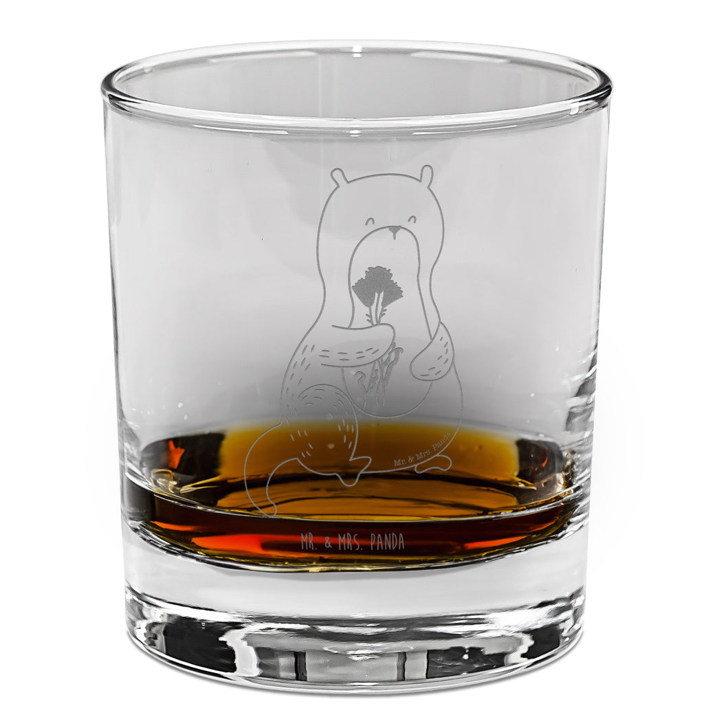 Whiskey Glas Otter Blumenstrauß Whiskeylgas, Whiskey Glas, Whiskey Glas mit Gravur, Whiskeyglas mit Spruch, Whiskey Glas mit Sprüchen, Whiskygläser, Whisky Gläser, Whiskey Tumbler, Whiskyglas mit Gravur, Gravur Whiskyglas, Edle Whiskygläser, Otter, Fischotter, Seeotter, Otter Seeotter See Otter