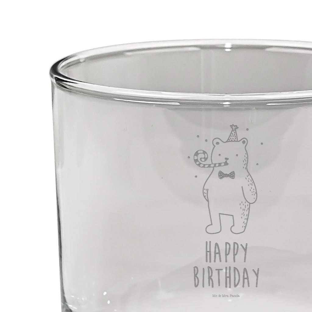 Personalisiertes Whiskey Glas Birthday Bär Whiskeylgas, Whiskey Glas, Whiskey Glas mit Gravur, Whiskeyglas mit Spruch, Whiskey Glas mit Sprüchen, Bär, Teddy, Teddybär, Happy Birthday, Alles Gute, Glückwunsch, Geburtstag