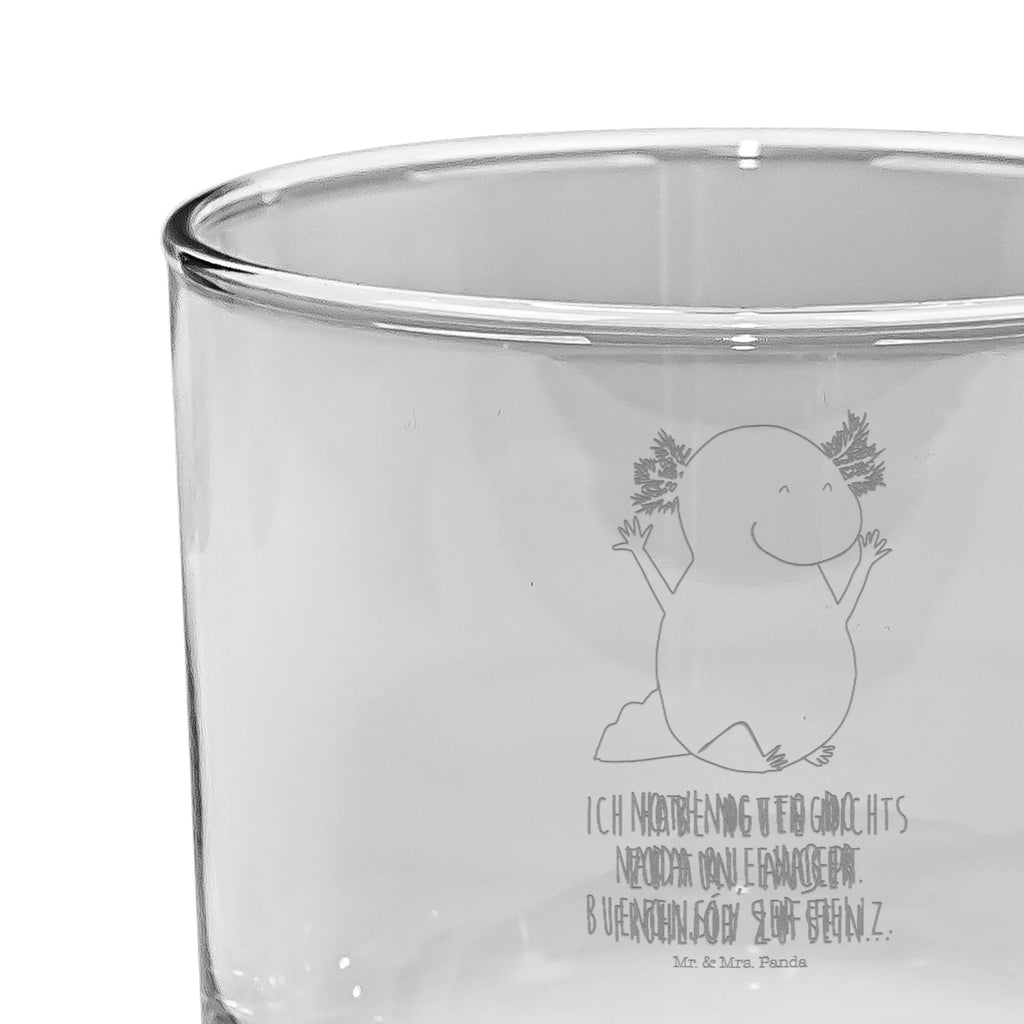 Personalisiertes Whiskey Glas Axolotl Hurra Whiskeylgas, Whiskey Glas, Whiskey Glas mit Gravur, Whiskeyglas mit Spruch, Whiskey Glas mit Sprüchen, Axolotl, Molch, Axolot, Schwanzlurch, Lurch, Lurche, fröhlich, Spaß, Freude, Motivation, Zufriedenheit