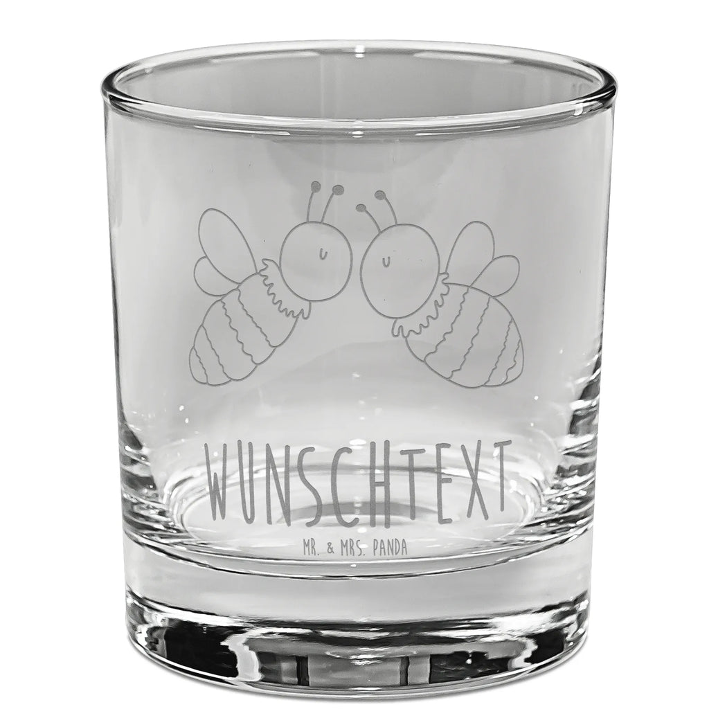 Personalisiertes Whiskey Glas Biene Liebe Whiskeylgas, Whiskey Glas, Whiskey Glas mit Gravur, Whiskeyglas mit Spruch, Whiskey Glas mit Sprüchen, Biene, Wespe, Hummel