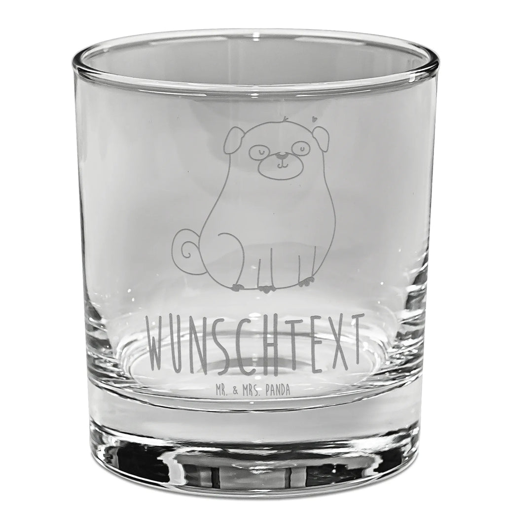 Personalisiertes Whiskey Glas Mops Whiskeylgas, Whiskey Glas, Whiskey Glas mit Gravur, Whiskeyglas mit Spruch, Whiskey Glas mit Sprüchen, Hund, Hundemotiv, Haustier, Hunderasse, Tierliebhaber, Hundebesitzer, Sprüche, Mops, Liebe, Hundeliebe