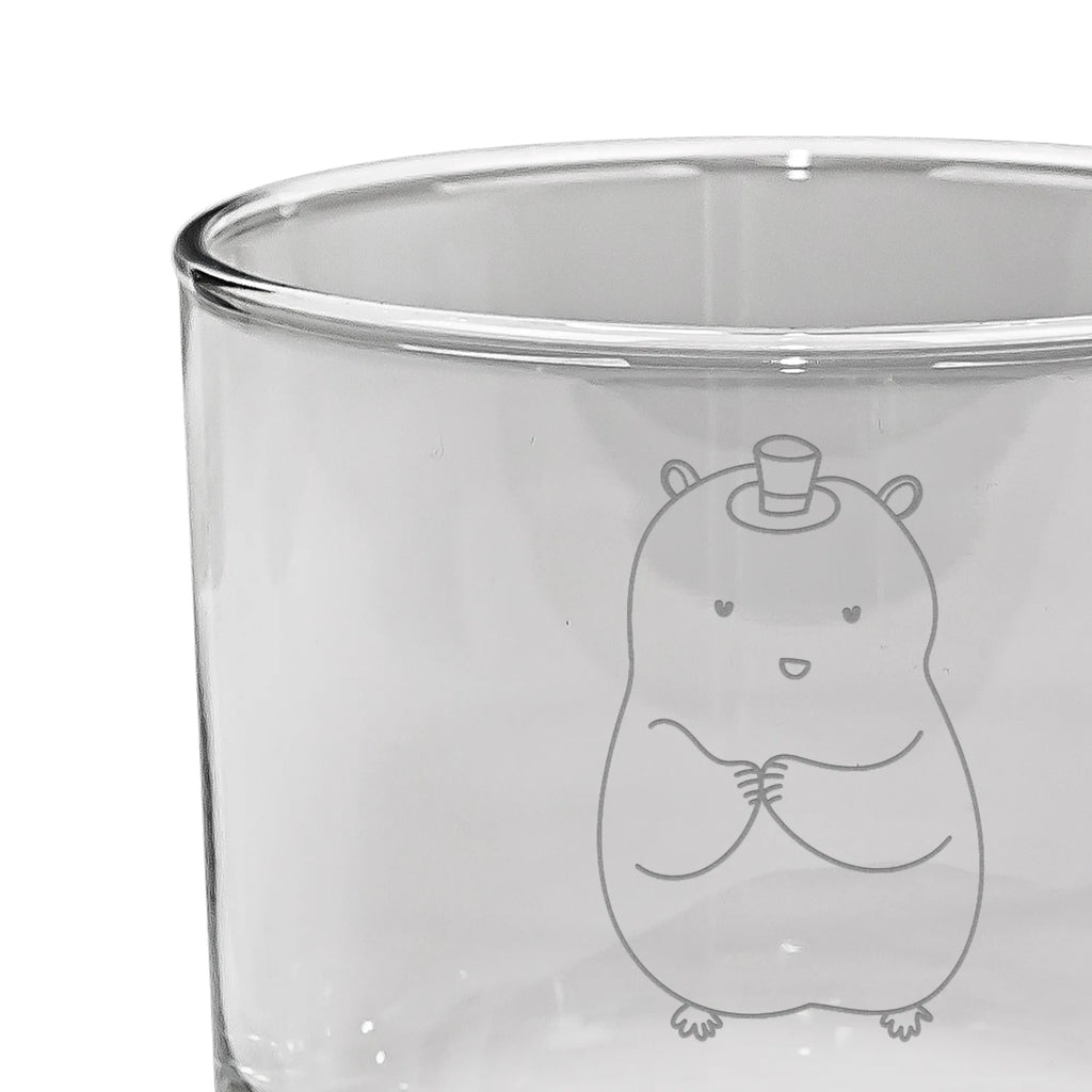 Personalisiertes Whiskey Glas Hamster mit Hut Whiskeylgas, Whiskey Glas, Whiskey Glas mit Gravur, Whiskeyglas mit Spruch, Whiskey Glas mit Sprüchen, Tiermotive, Gute Laune, lustige Sprüche, Tiere, Hamster, Hut, Magier, Zylinder, Zwerghamster, Zauberer